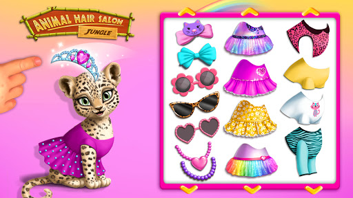 Jungle Animal Hair Salon Captura de Tela 1