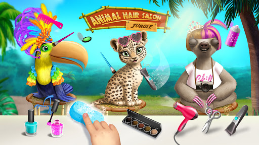 Jungle Animal Hair Salon Captura de Tela 2