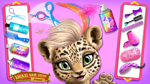 Jungle Animal Hair Salon Captura de Tela 3