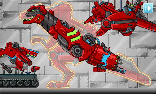 Dino Robot - Tyranno Red Screenshot 2