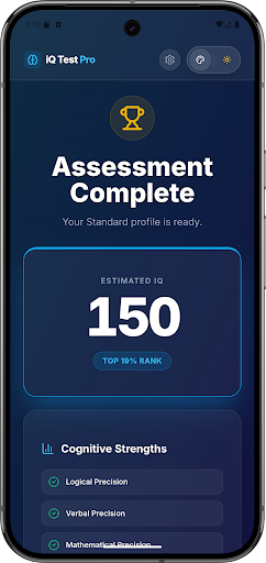 iQ Test Pro Offline Edition Screenshot 2