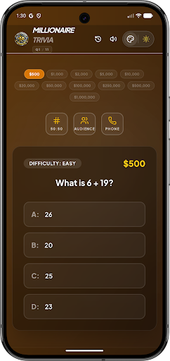 Millionaire Trivia Pro Offlineのスクリーンショット5