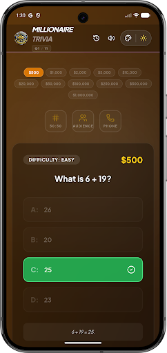 Millionaire Trivia Pro Offlineのスクリーンショット6