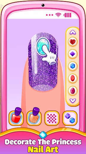 Captura de Tela do Princess Baby Phone Game 4