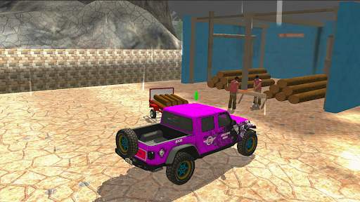 Uphill Jeep Cargo Simulator 3d Screenshot 2