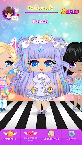 Chibi Vestir Salón de Belleza Screenshot 1