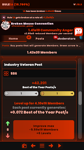 Rule1A Incremental: Idle Forum Screenshot 2