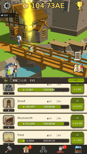 Medieval: Idle Tycoon Game Captura de Tela 3