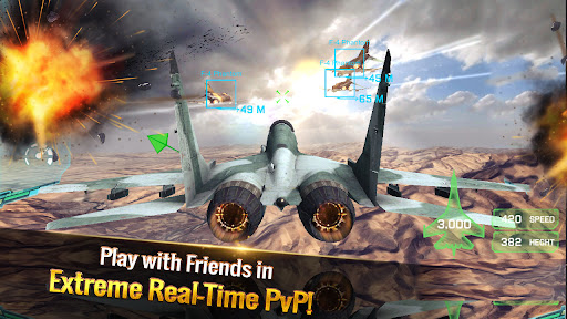 avion de combate:aéreo moderno Screenshot 1
