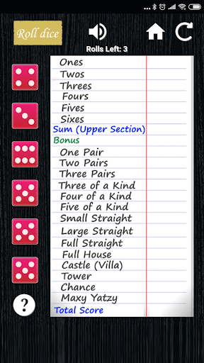 Maxi Yatzy Screenshot 2