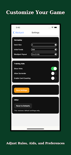 Blackjack Strategy Training Screenshot 3