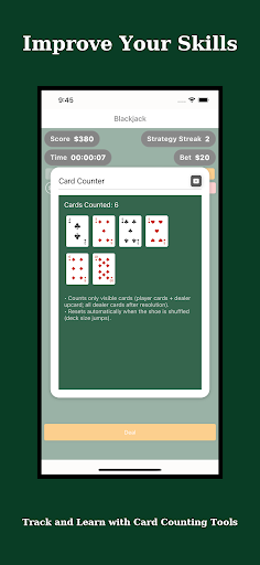 Blackjack Strategy Training Screenshot 4