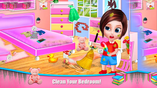 Jogo para meninas limpando Captura de Tela 2
