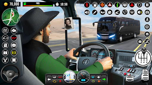 バス運転ゲーム3D スクリーンショット 1