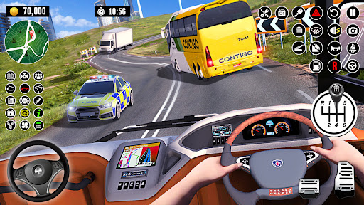 バス運転ゲーム3D スクリーンショット 4