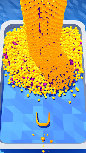 Captura de Tela do Collect Cubes - ASMR Puzzle 1