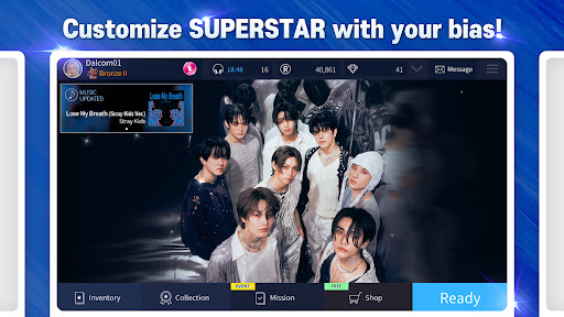 Screenshot do SUPERSTAR JYPNATION 4
