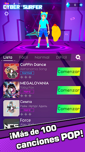 Cyber Surfer :Aventura Rítmica スクリーンショット 1