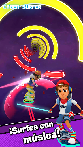 Cyber Surfer :Aventura Rítmica スクリーンショット 2