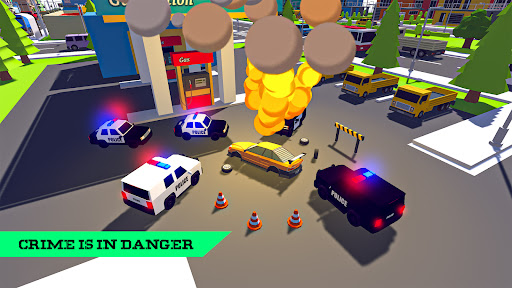 esquivar el coche de policía Screenshot 1