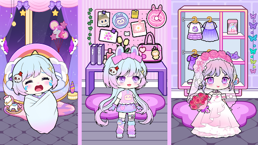 Vlinder doll：女の子向けゲーム スクリーンショット 1