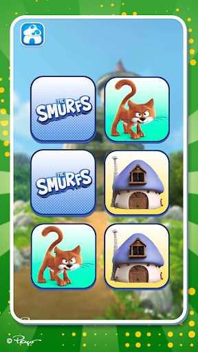 Os Smurfs - Jogo Educativo Captura de Tela 1