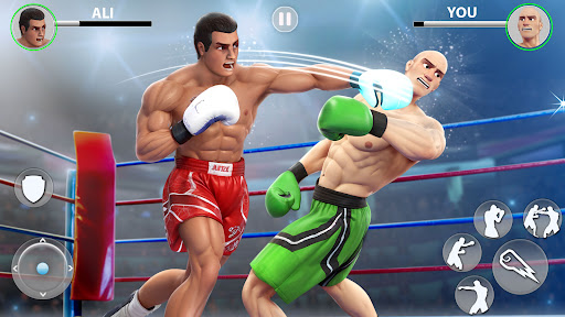 キックボクシングジム格闘ゲームのスクリーンショット2