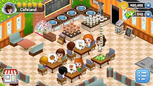 Cafeland: Restaurant Game Screenshot 1