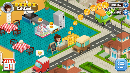 Cafeland: Restaurant Game Screenshot 2