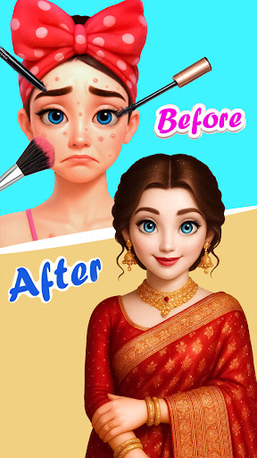 Indian Bridal Saree Salon Game Screenshot 2