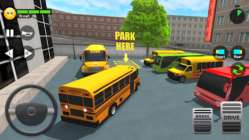 Jogo De Autobús Escolar Em 3D Screenshot 1