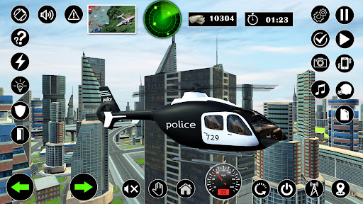 Juego de helicóptero policial Screenshot 4