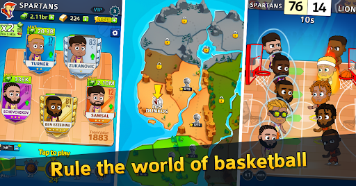 Idle Five Basketball Tycoon Captura de tela 1