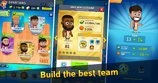 Idle Five Basketball Tycoon Captura de tela 2