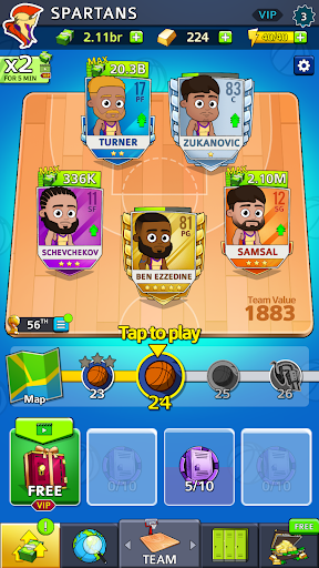 Idle Five Basketball Tycoon Captura de tela 3