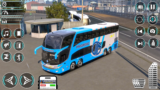 US Bus Driving Game Bus Sim スクリーンショット 1