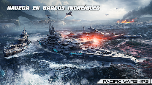 Pacific Warships: Naval PvP スクリーンショット 1