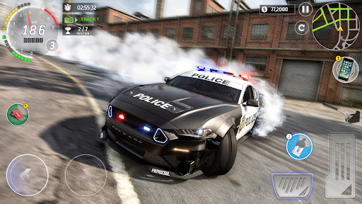Police Car Chase Drift Games Screenshot 2