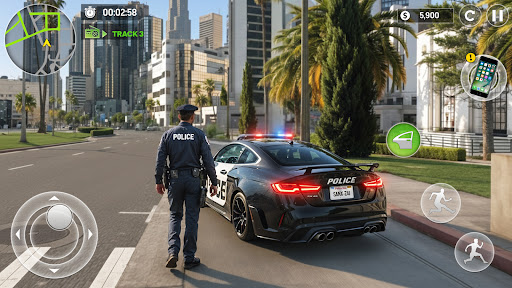 Police Car Chase Drift Games Screenshot 4