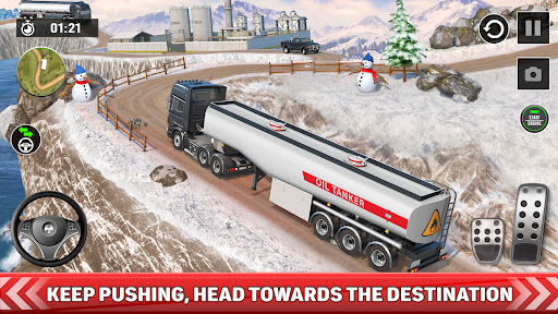 Oil Truck Games: Jogos de Condução Screenshot 2