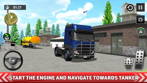 Oil Truck Games: Jogos de Condução Screenshot 3