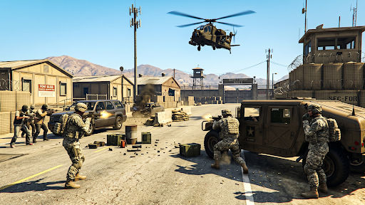 US Military Truck 3D Driving Screenshot 3