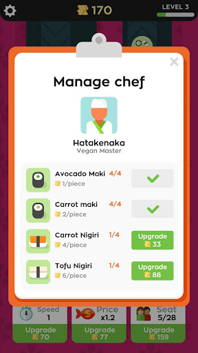Sushi Bar Idle スクリーンショット 3