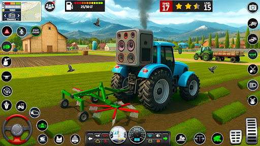 Big Farming Tractor Game 3D Screenshot 1