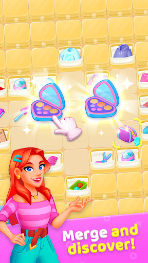 Merge Makeover: juego de moda Screenshot 2