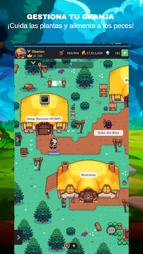Mana Storia - Pixel MMORPG スクリーンショット 1