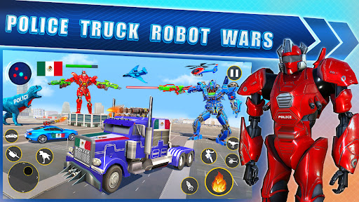 Robot Police Car Games Screenshot 4