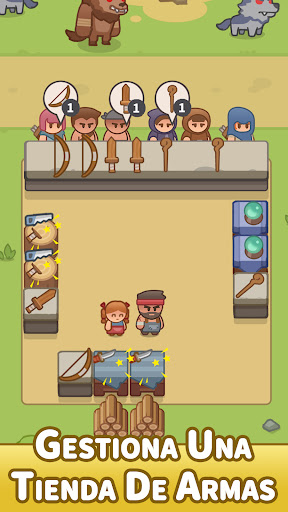 Idle Weapon Shop Tycoon Screenshot 1