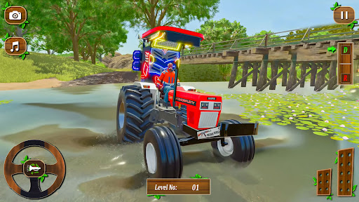 Indian Tractor Sim Tochan Game Screenshot 1