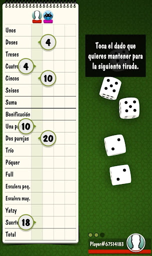 Yatzy Online Multiplayer Screenshot 3